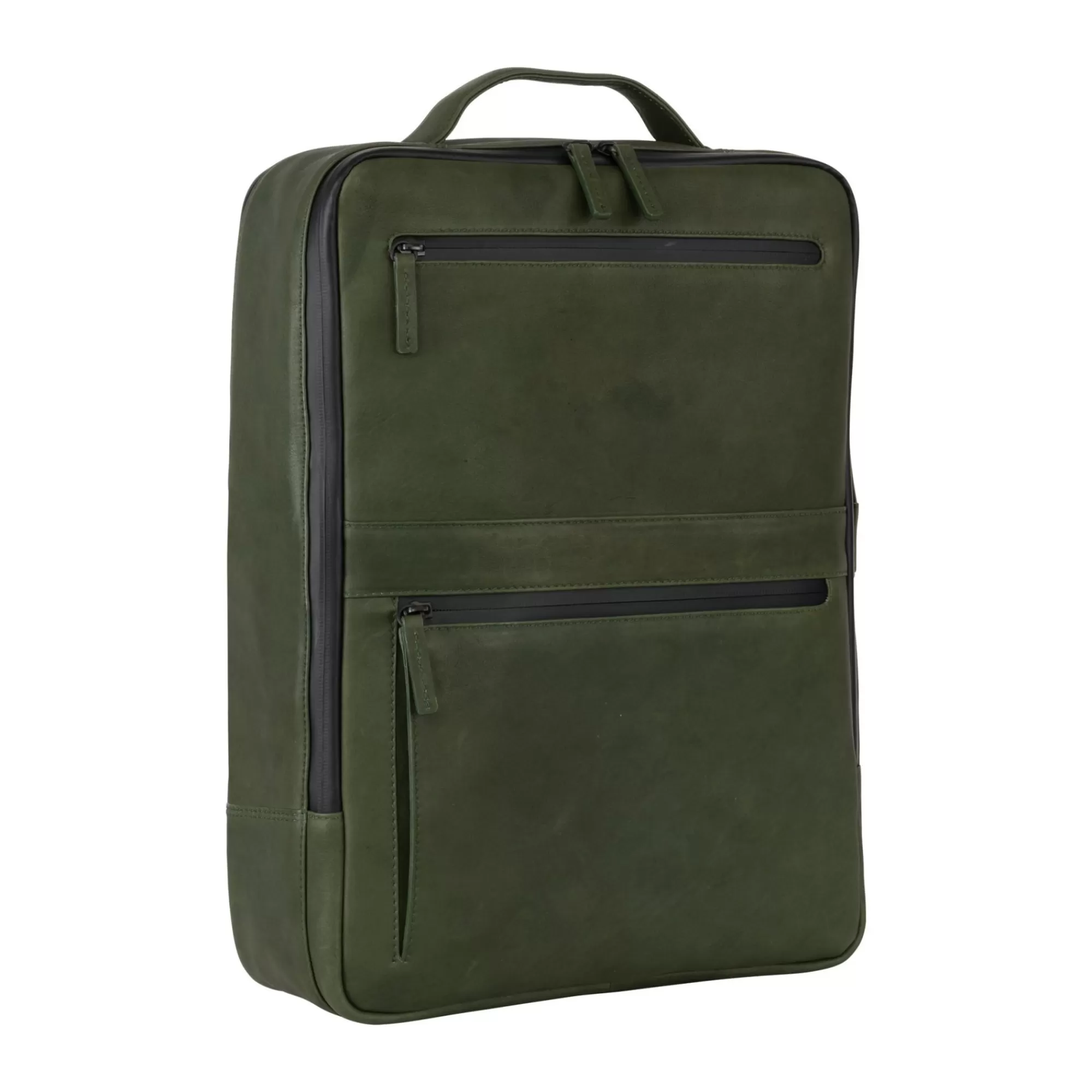 Cheap The Hague Backpack Olive Laptoprugzakken