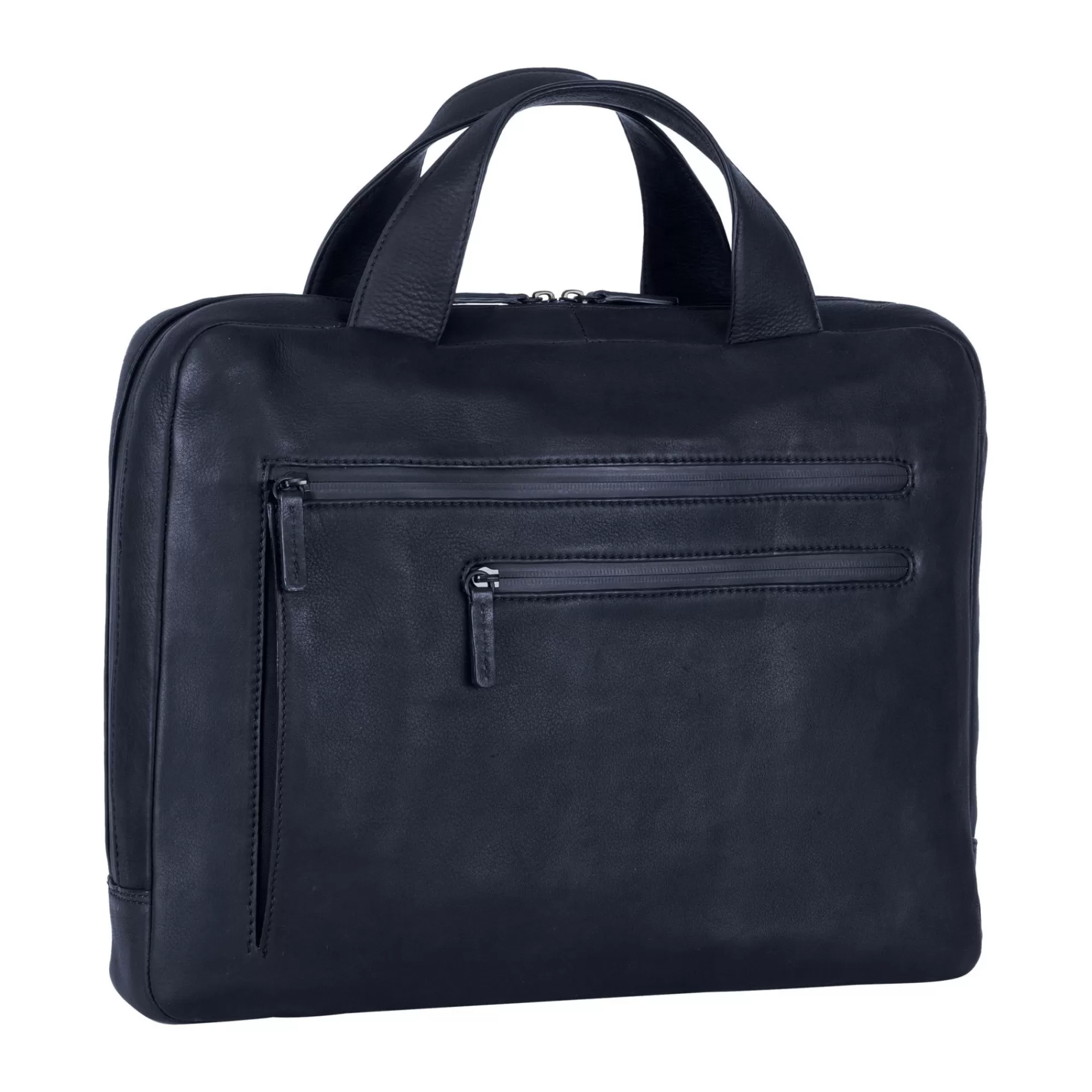 Flash Sale The Hague Zipped Briefcase 1 Compartment Blue Laptoptassen