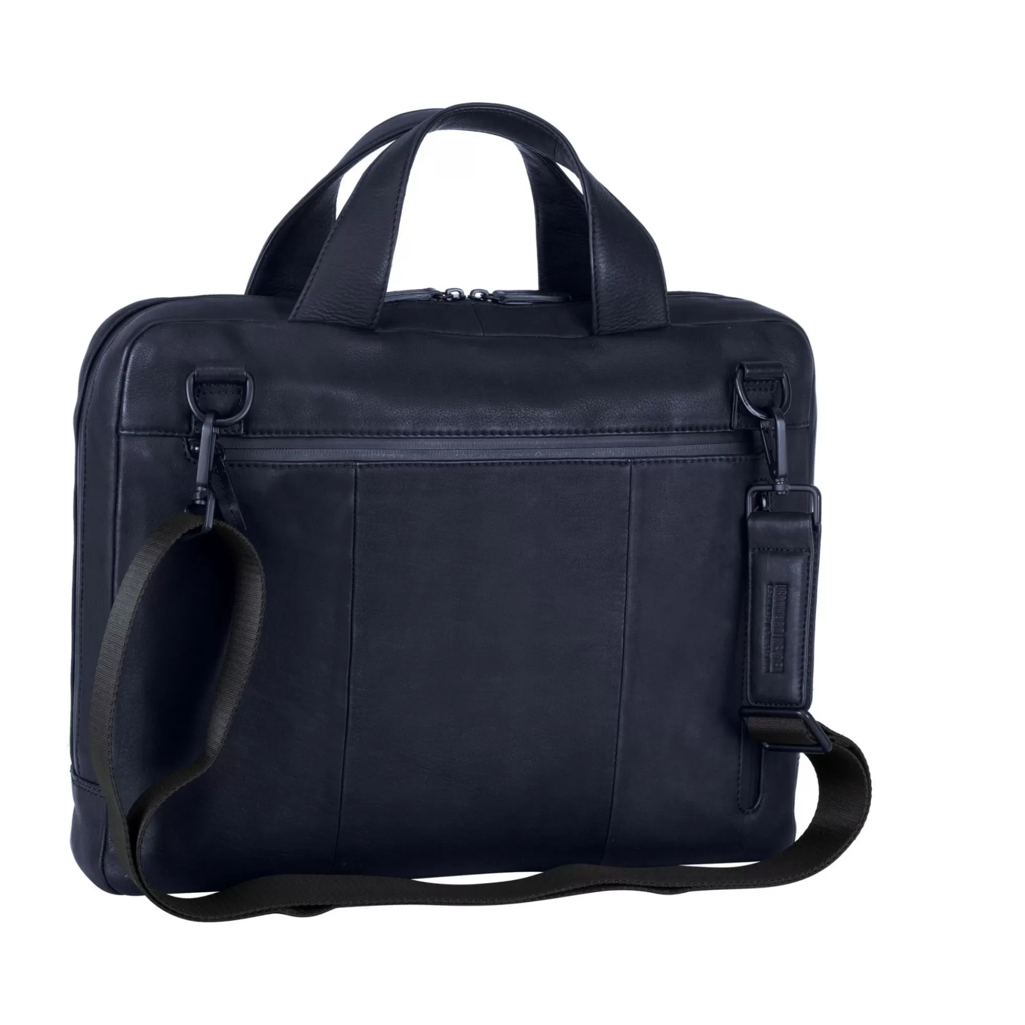 Flash Sale The Hague Zipped Briefcase 1 Compartment Blue Laptoptassen