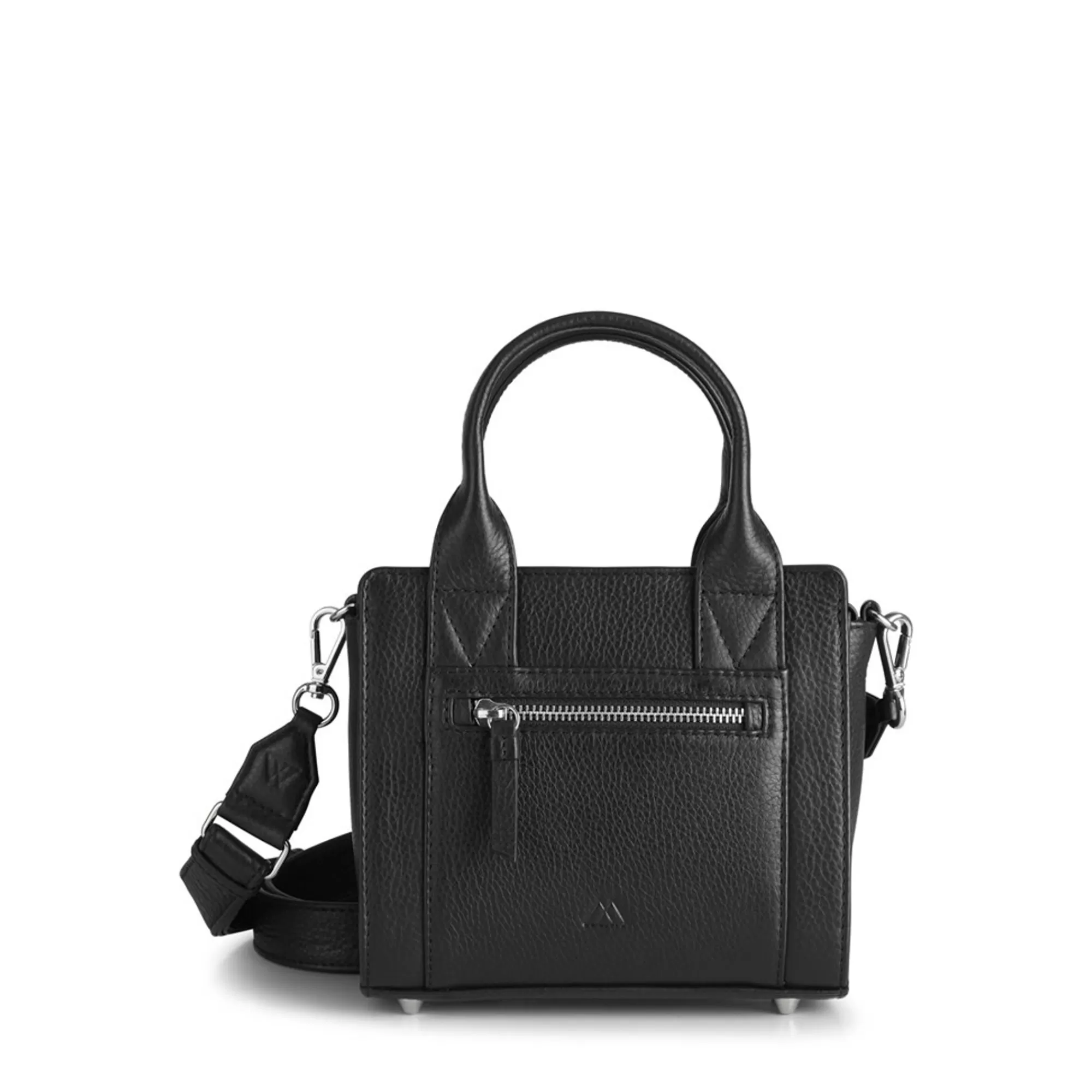 Clearance Maika Mini Bag Grain Black Handtassen