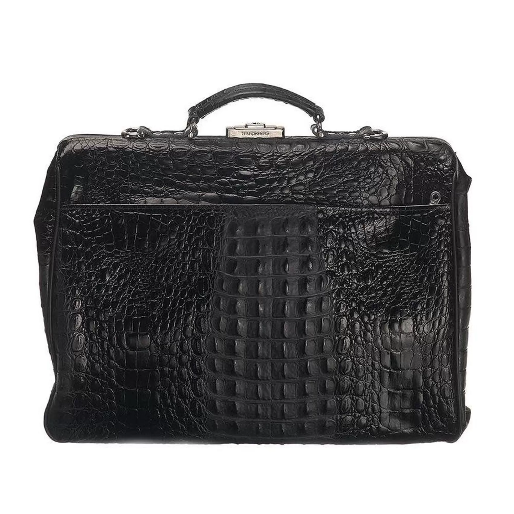 Sale The Classic Zwart Croco Aktetassen