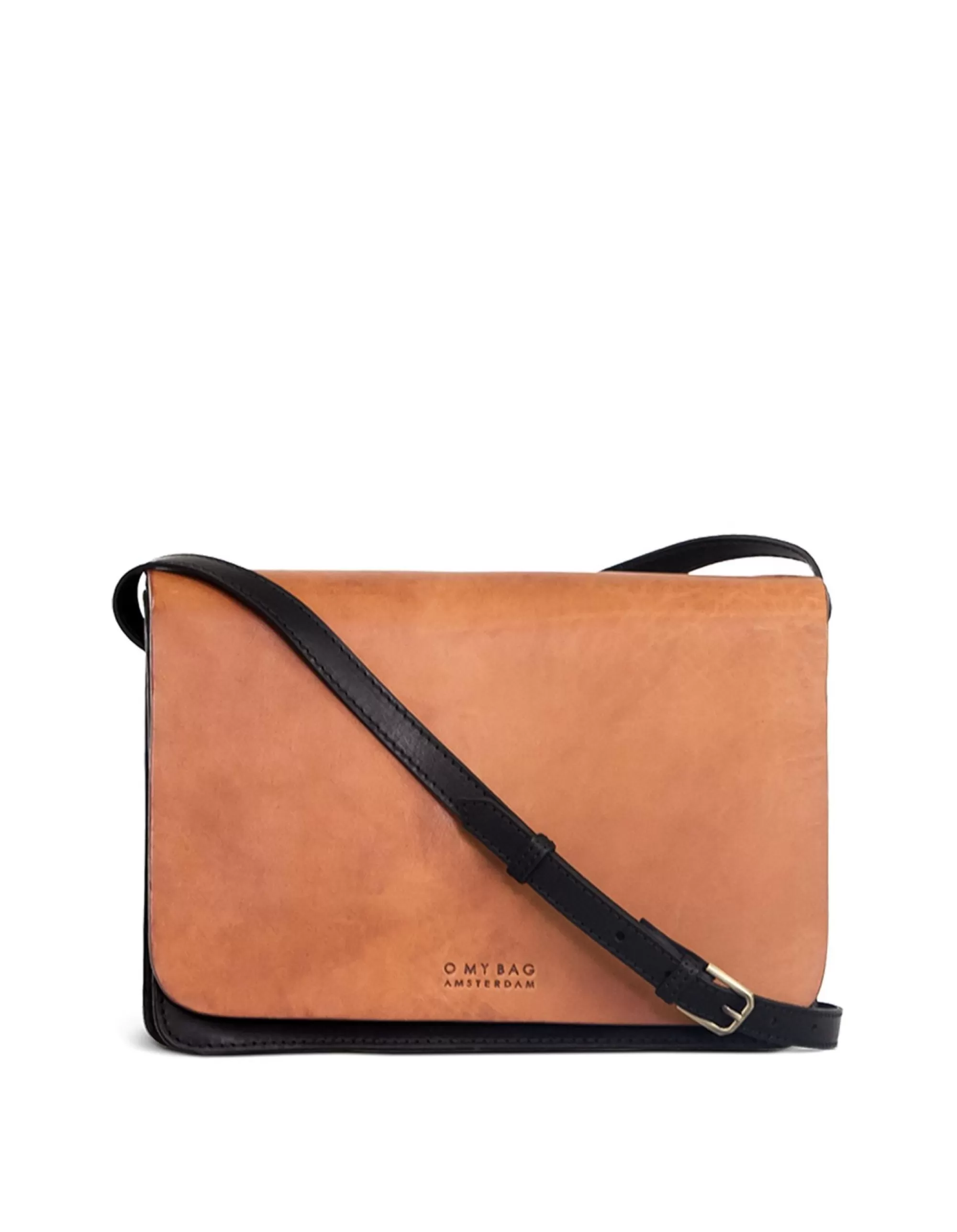 Clearance Audrey Classic Black Classic Cognac Crossbodytassen