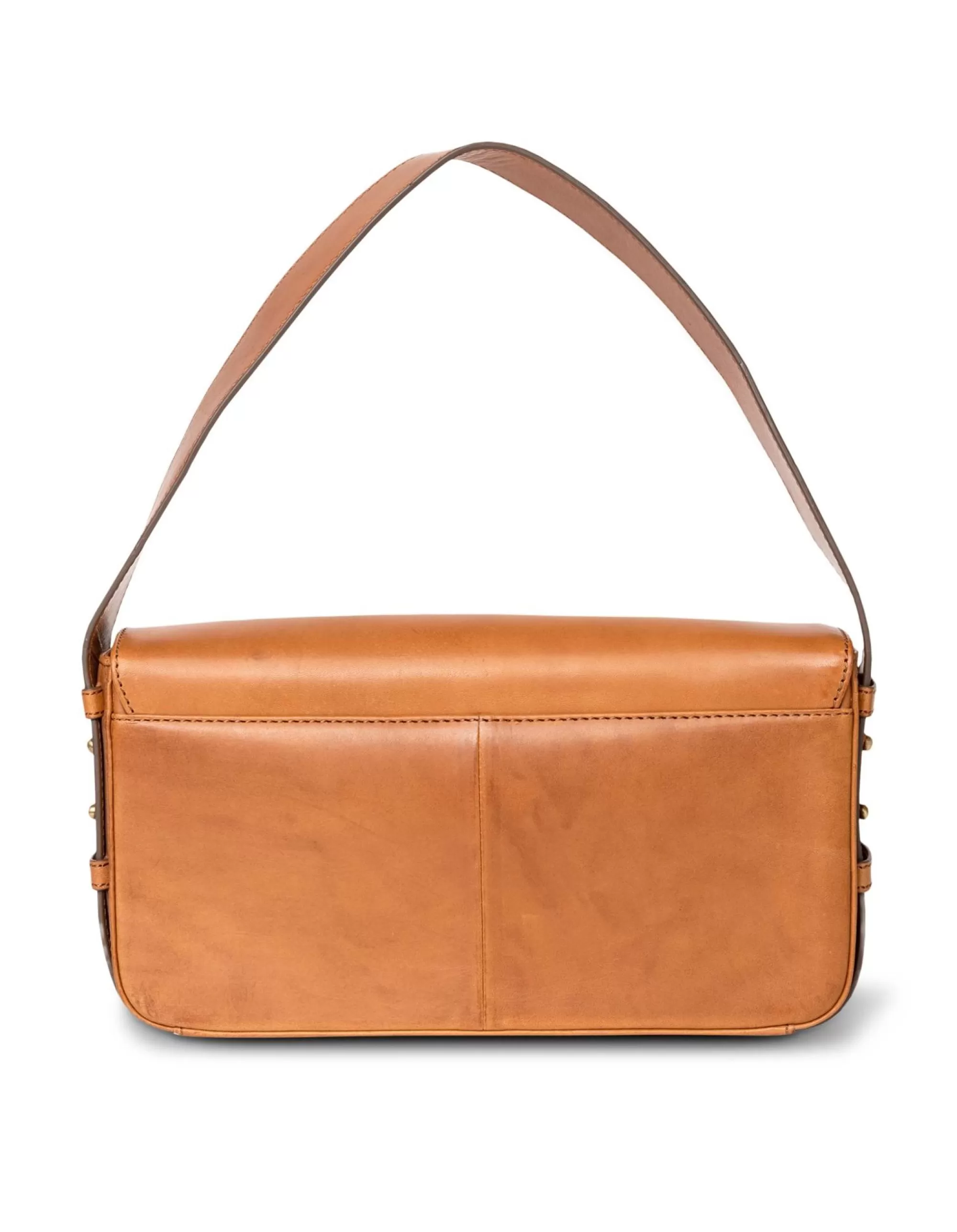 Clearance Gina Baguette Classic Cognac Schoudertassen