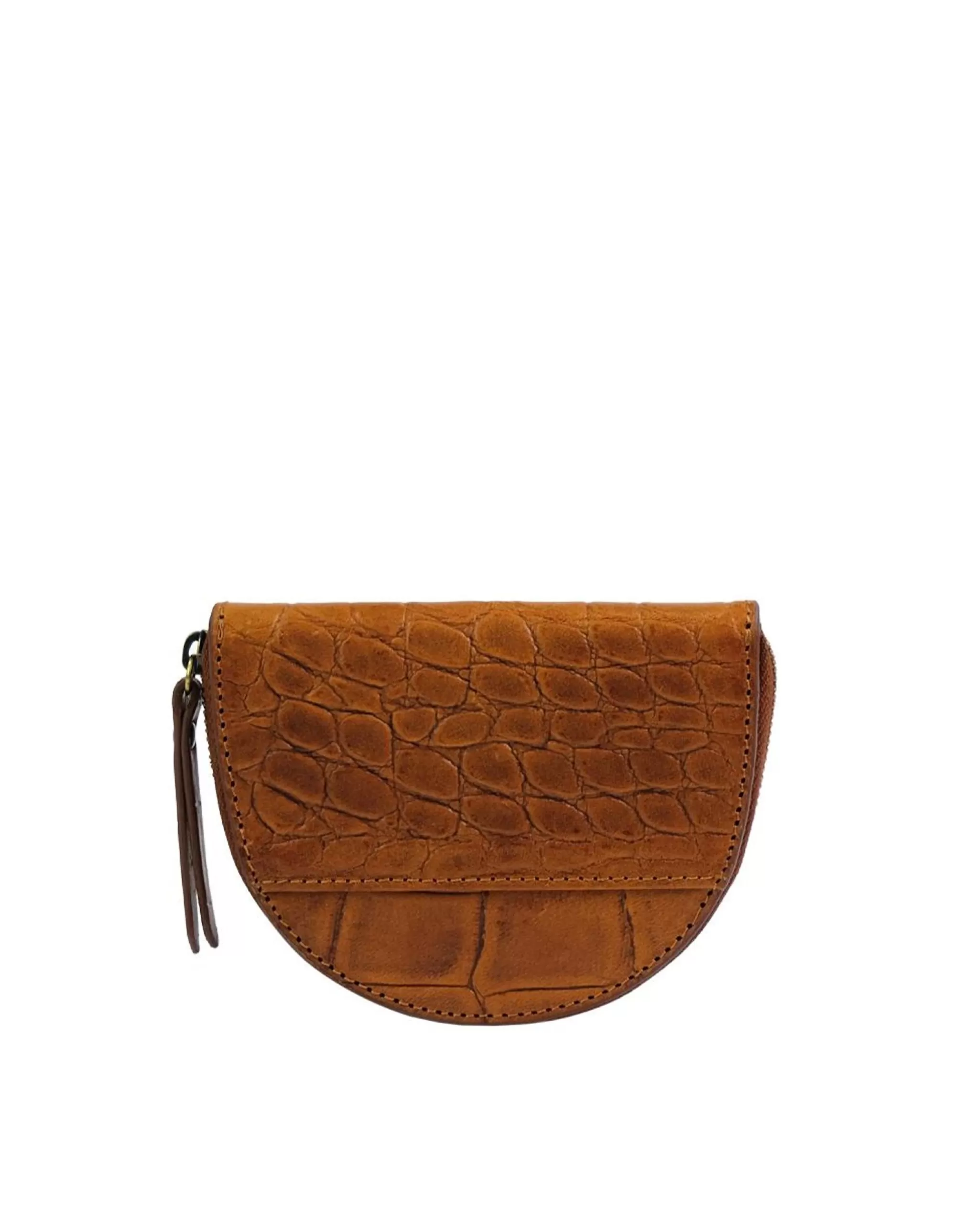 New Laura's Purse Classic Cognac Croco Dames Portemonnees