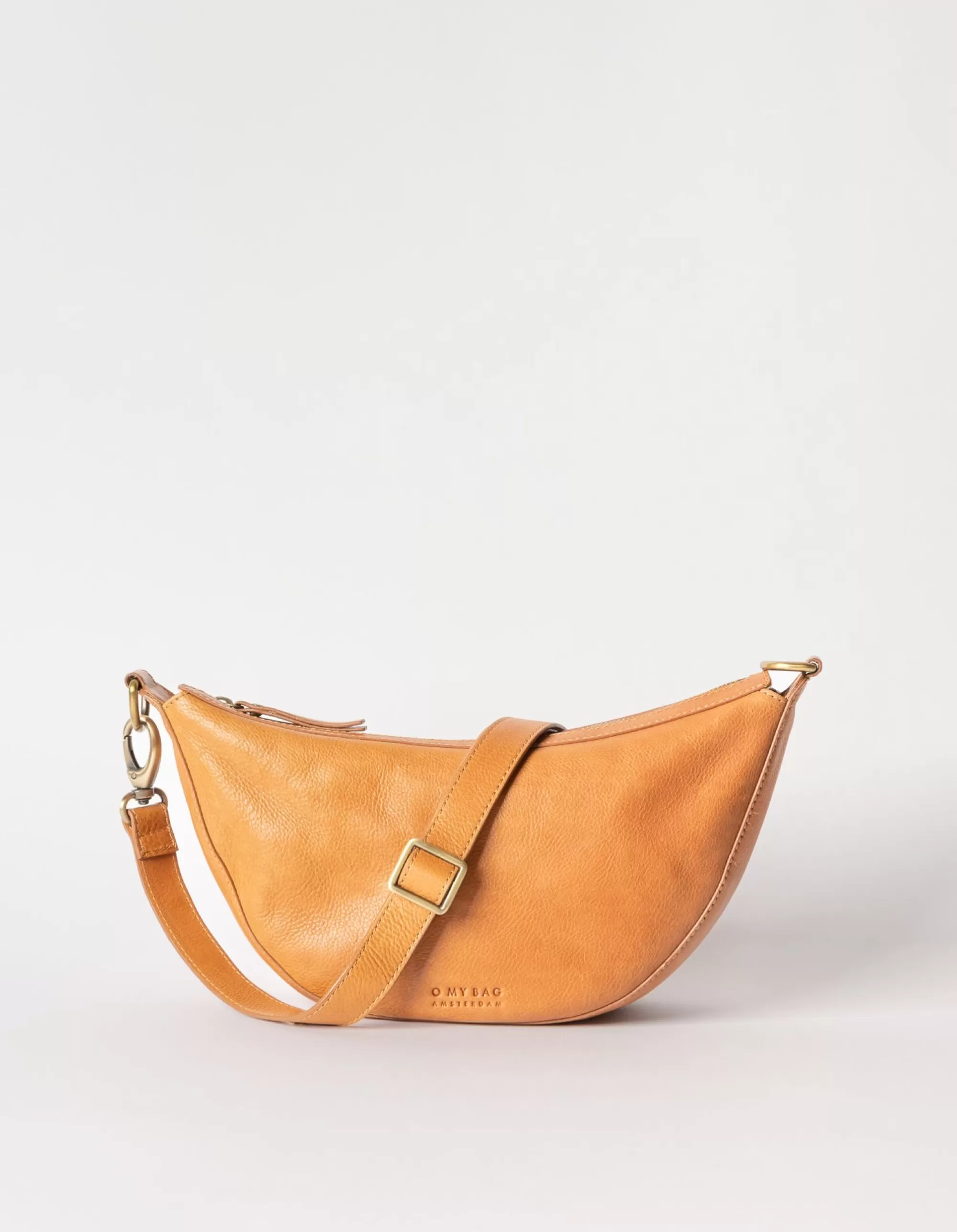 Outlet Leo Wild Oak Soft Grain Leather Crossbodytassen