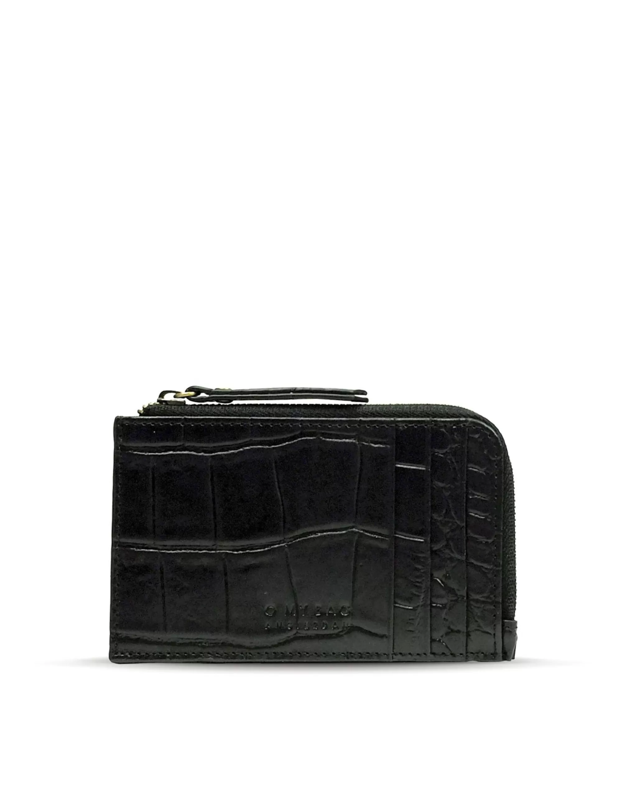 Online Lola Coin Purse Classic Black Croco Pasjeshouders