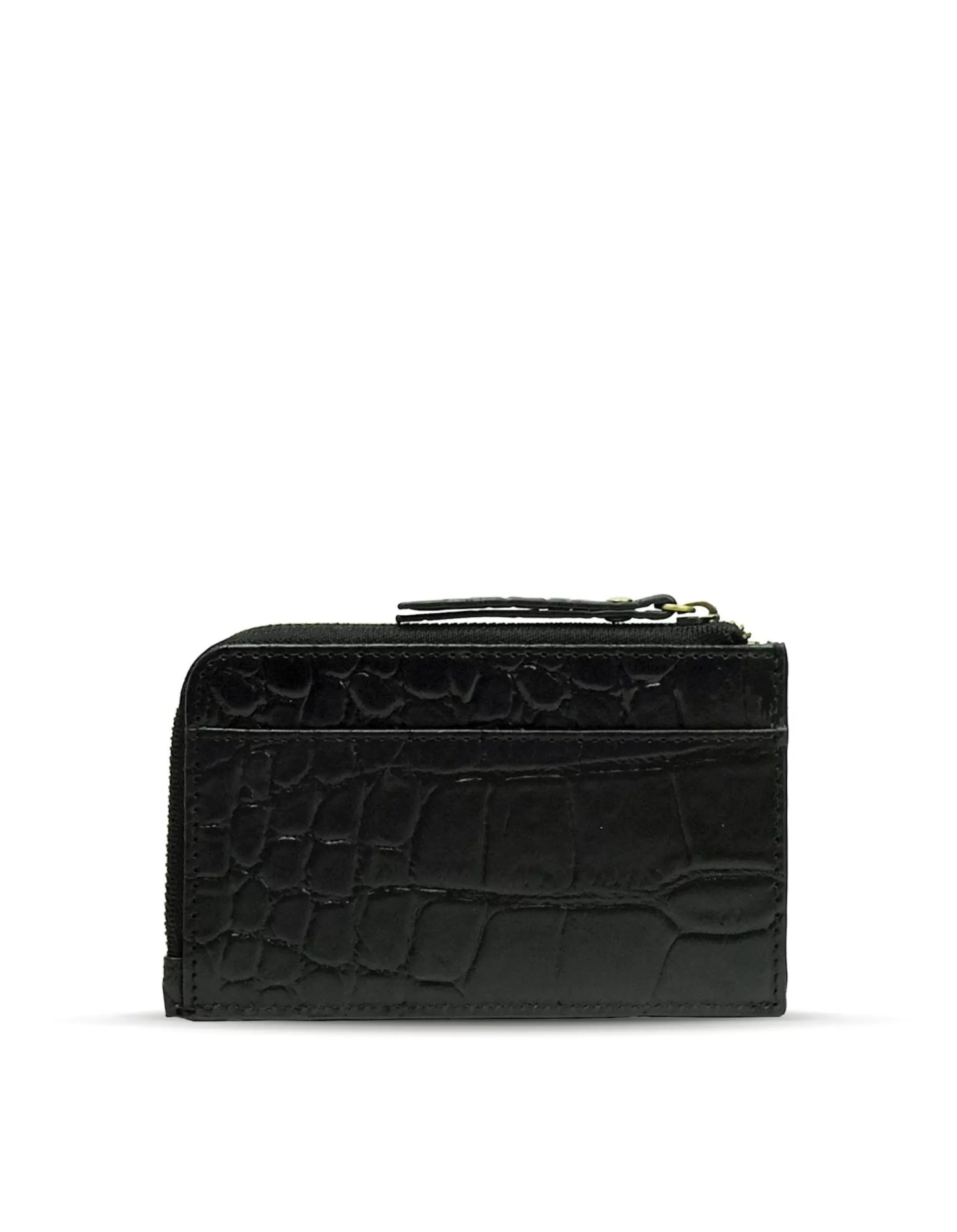 Online Lola Coin Purse Classic Black Croco Pasjeshouders