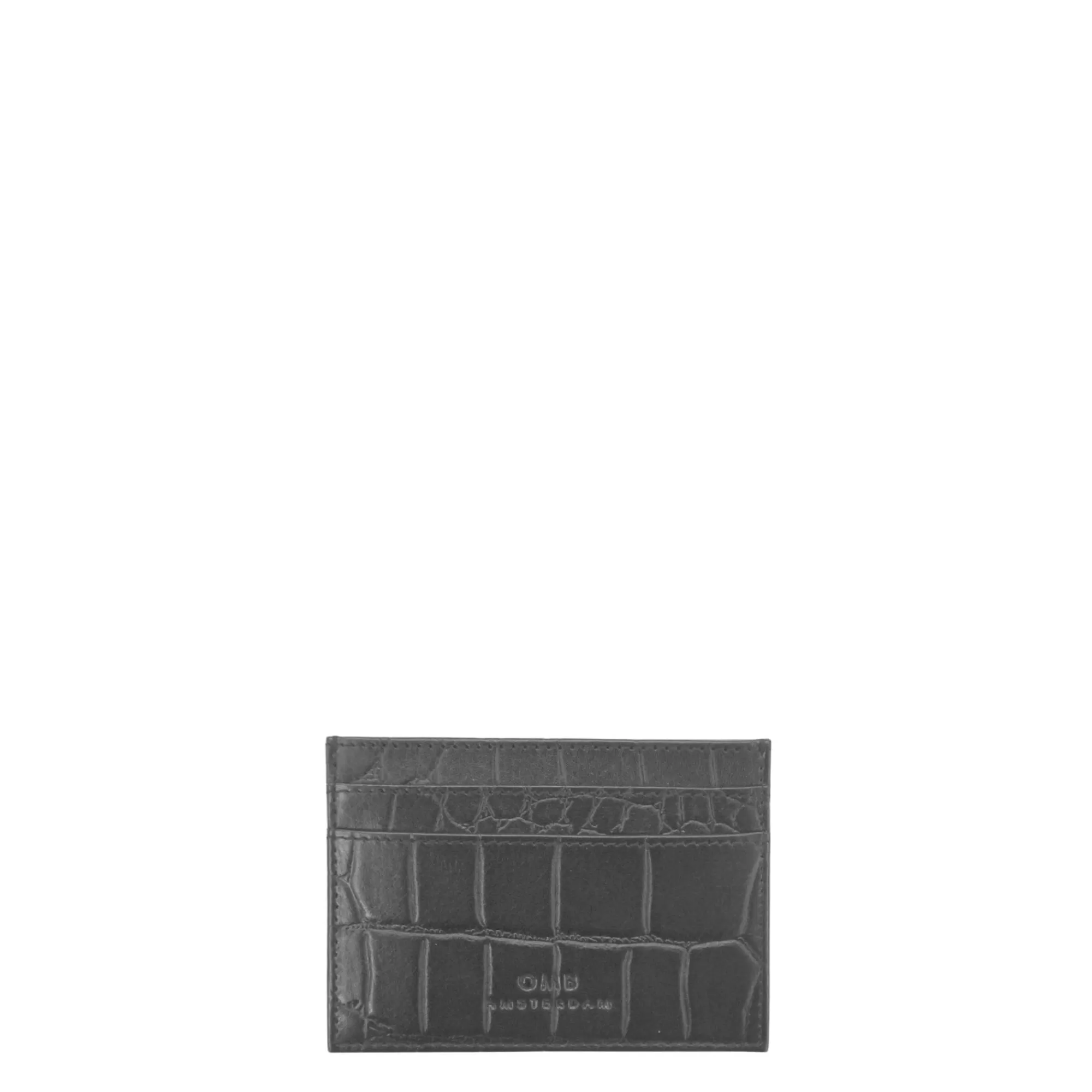 New Mark's Cardcase Classic Black Croco Pasjeshouders
