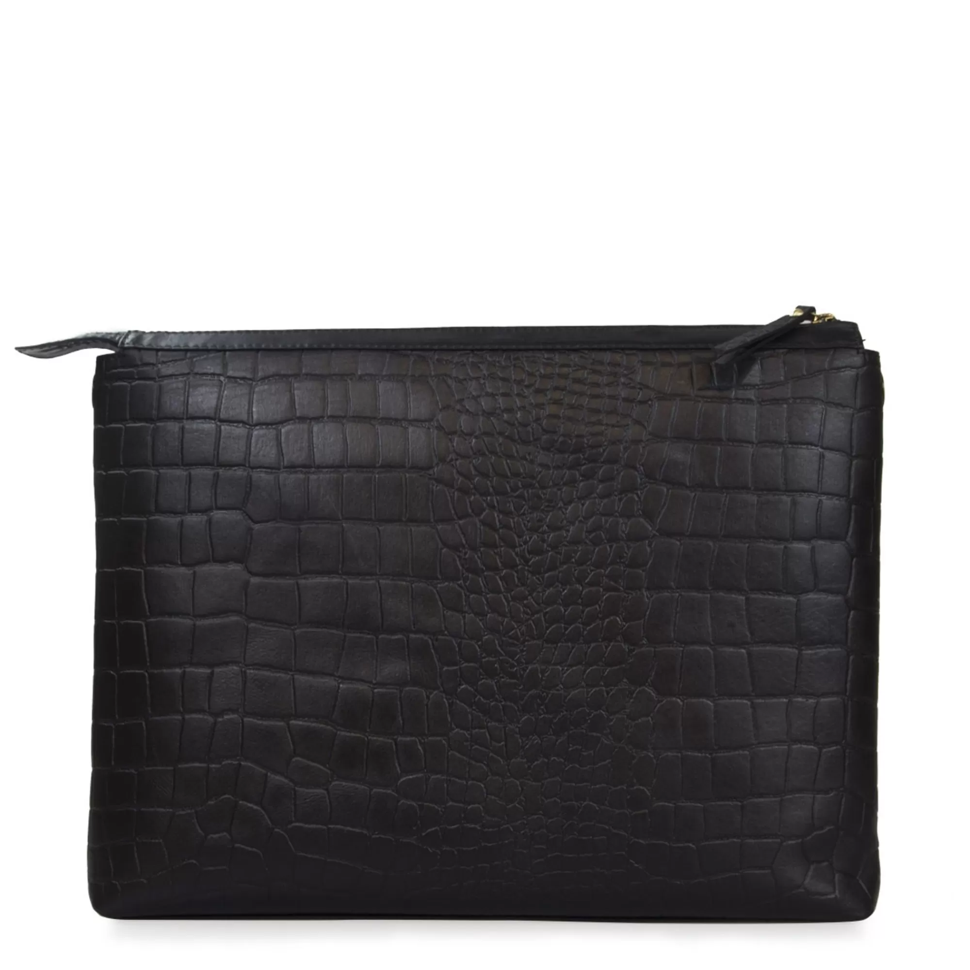 Outlet Scarlet Classic Black Croco Crossbodytassen