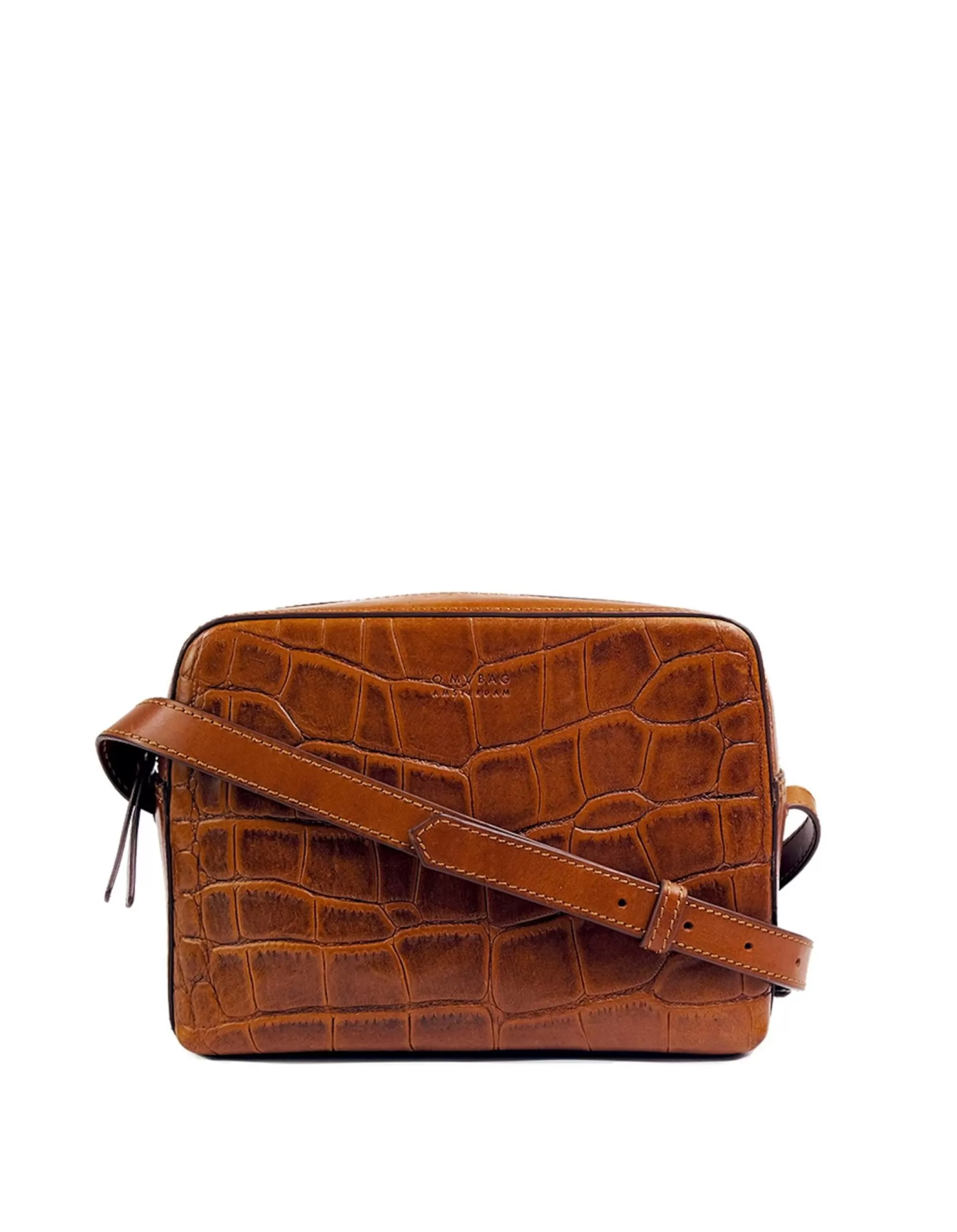 Sale Sue Classic Cognac Croco Crossbodytassen