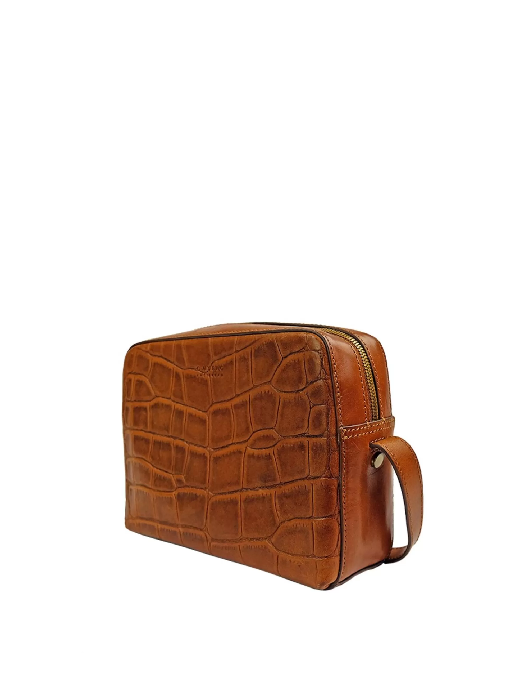 Sale Sue Classic Cognac Croco Crossbodytassen