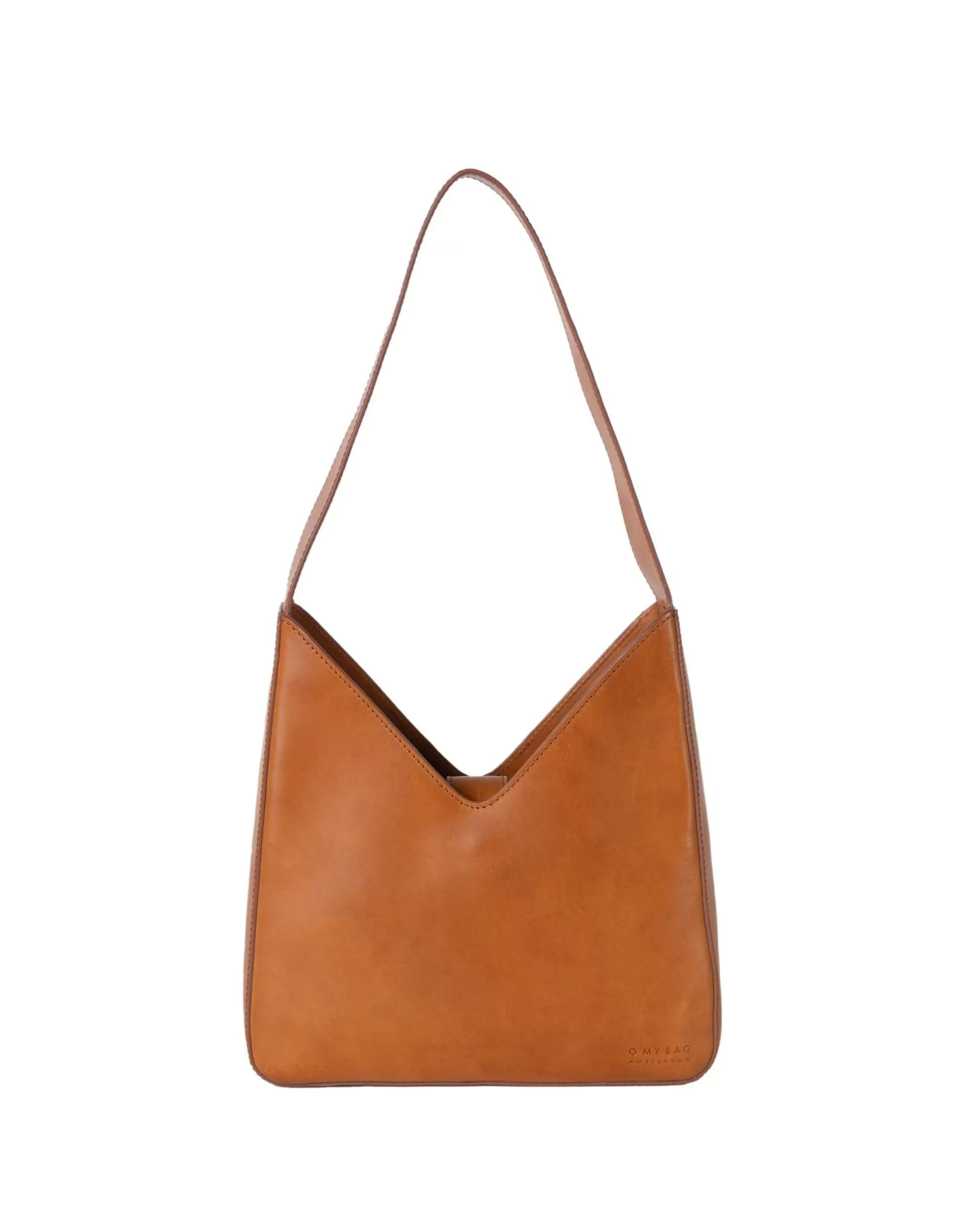 Online Vicky Cognac Classic Leather Handtassen