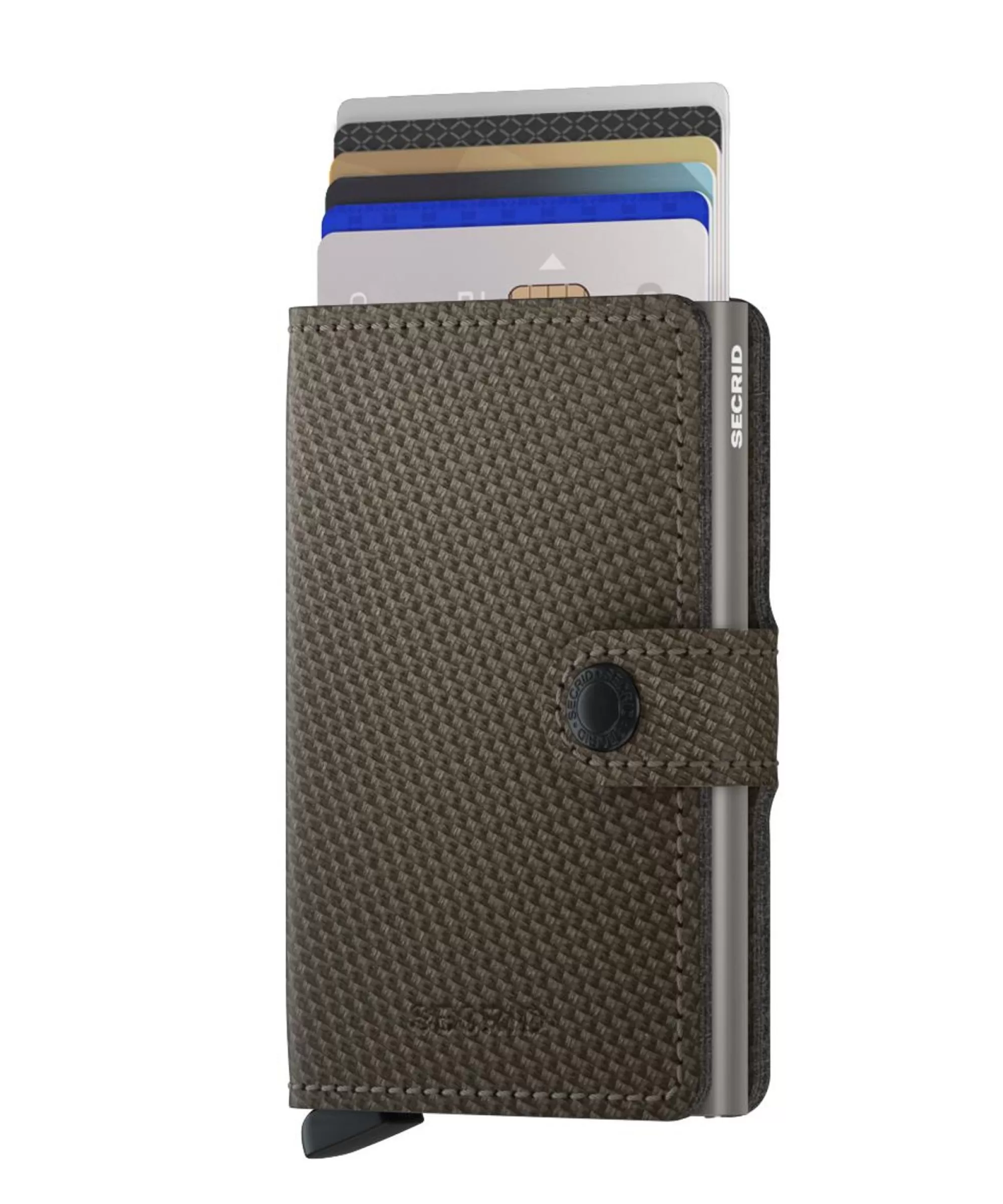 Store Miniwallet Carbon Khaki Pasjeshouders