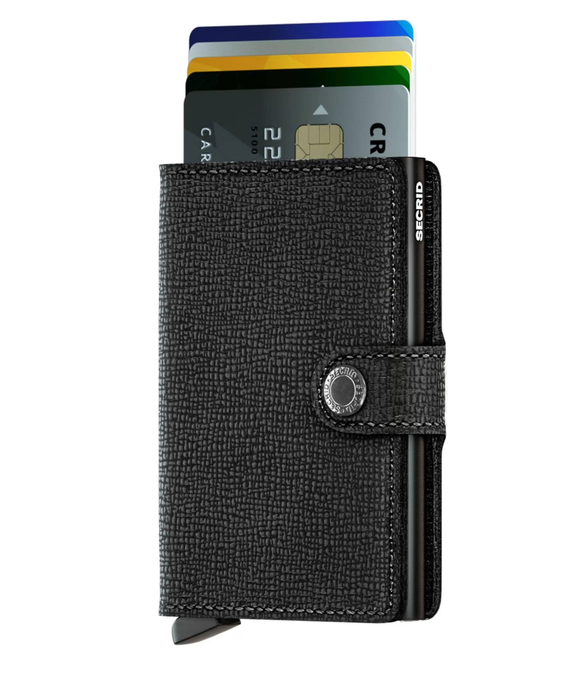 Online Miniwallet Crisple Black Pasjeshouders