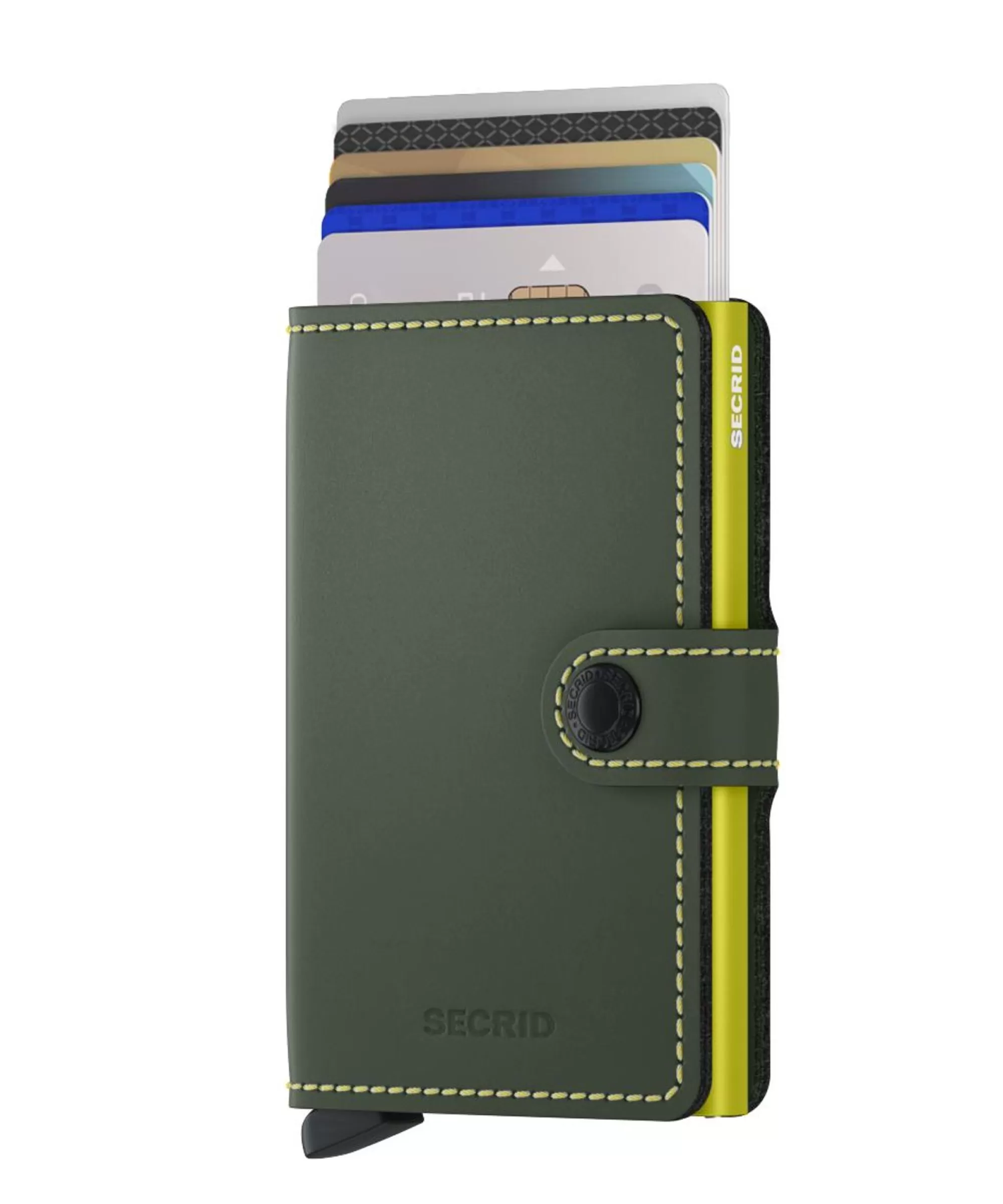 New Miniwallet Matte Green Lime Pasjeshouders