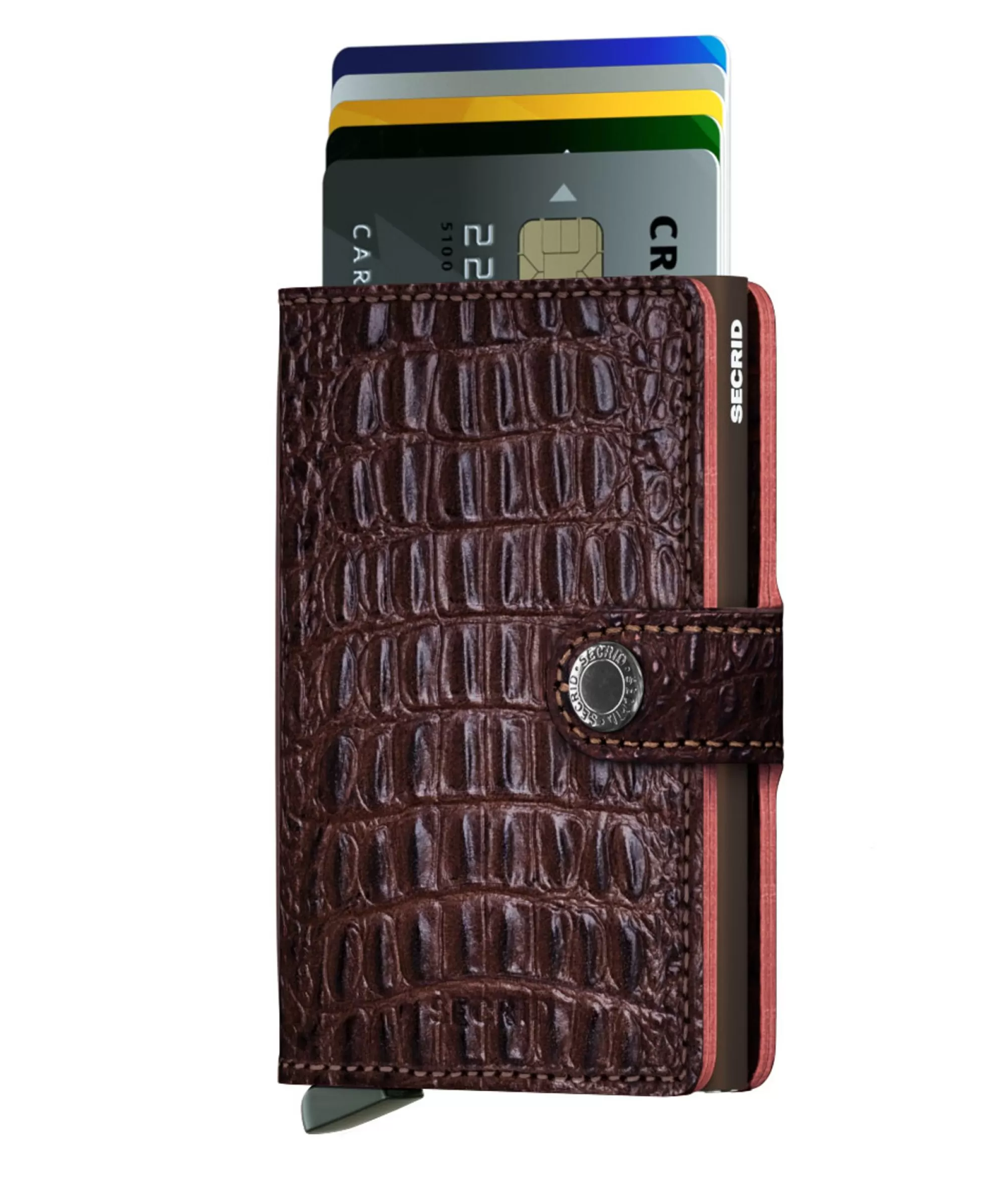 Cheap Miniwallet Nile Brown Pasjeshouders