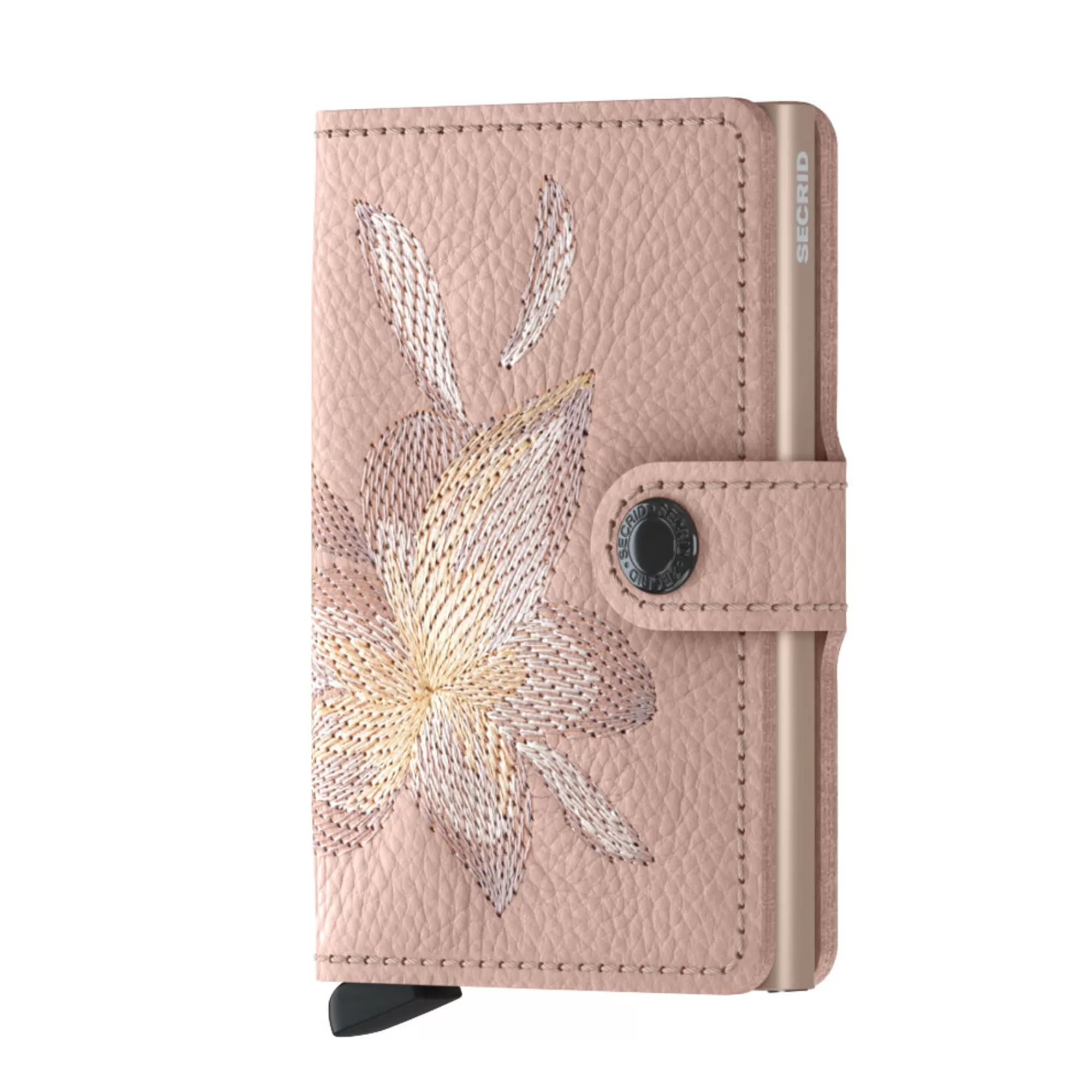 Best Miniwallet Stitch Rose Magnolia Pasjeshouders