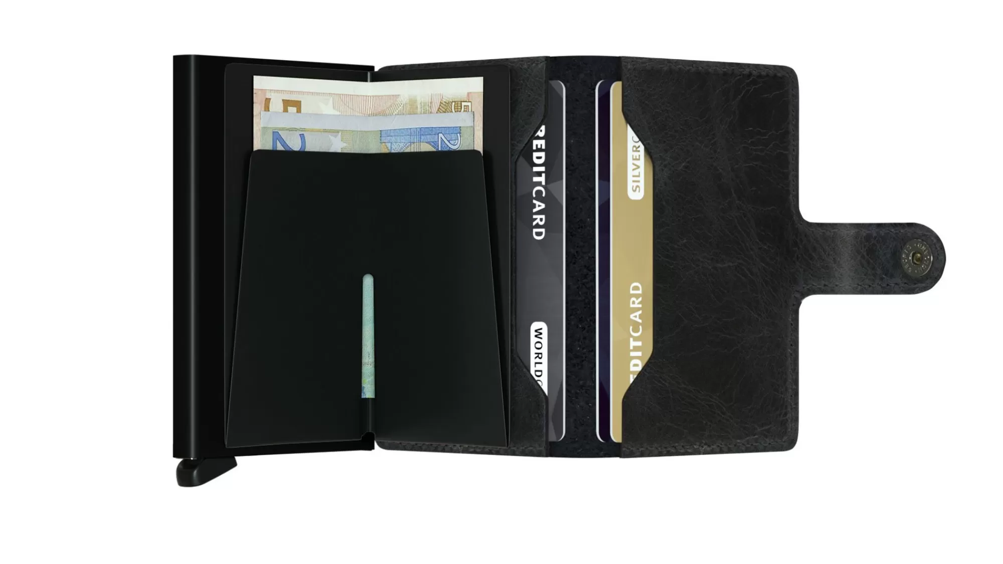 Sale Miniwallet Vintage Black Pasjeshouders