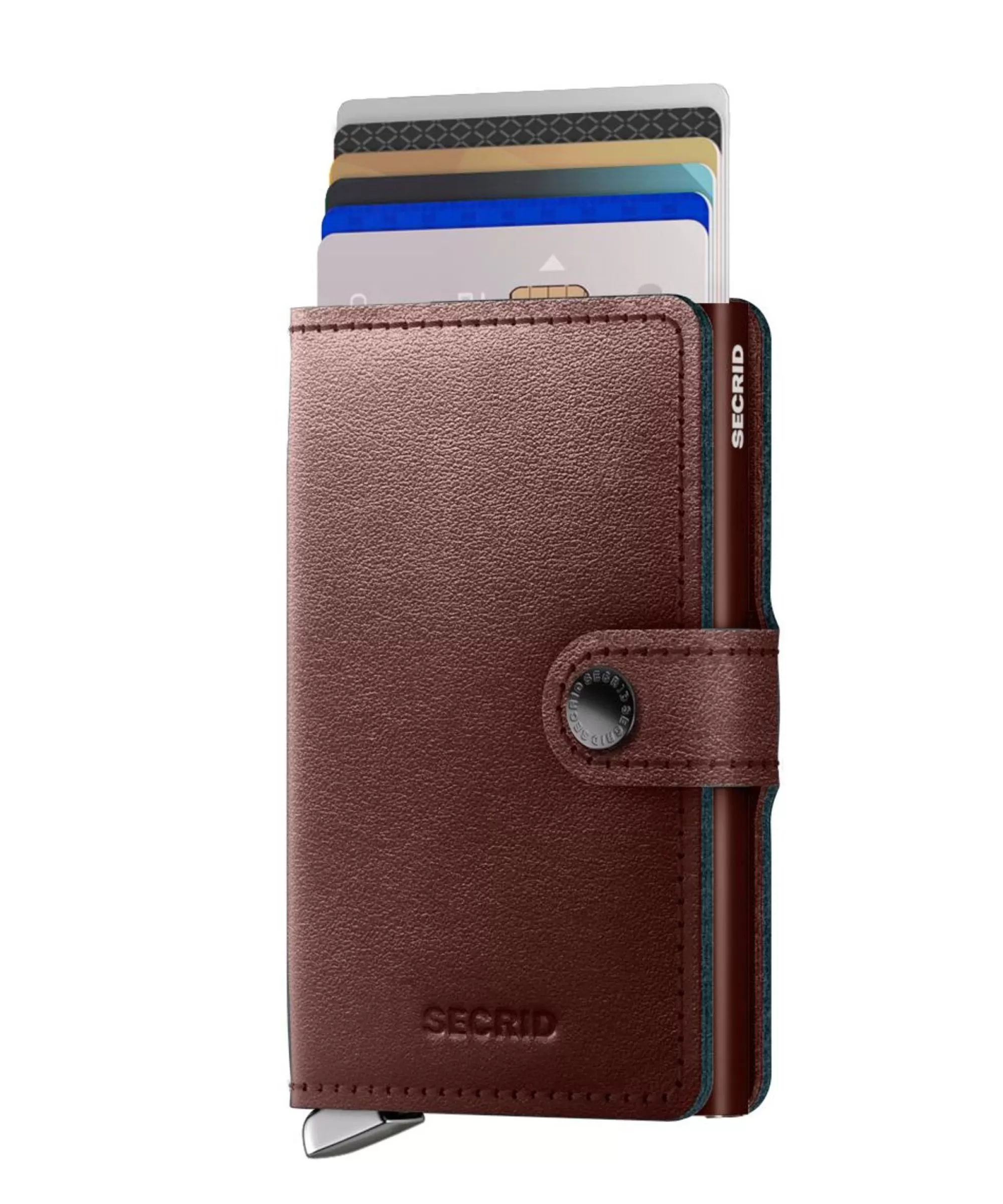 Online Premium Miniwallet Dusk Dark Brown Pasjeshouders