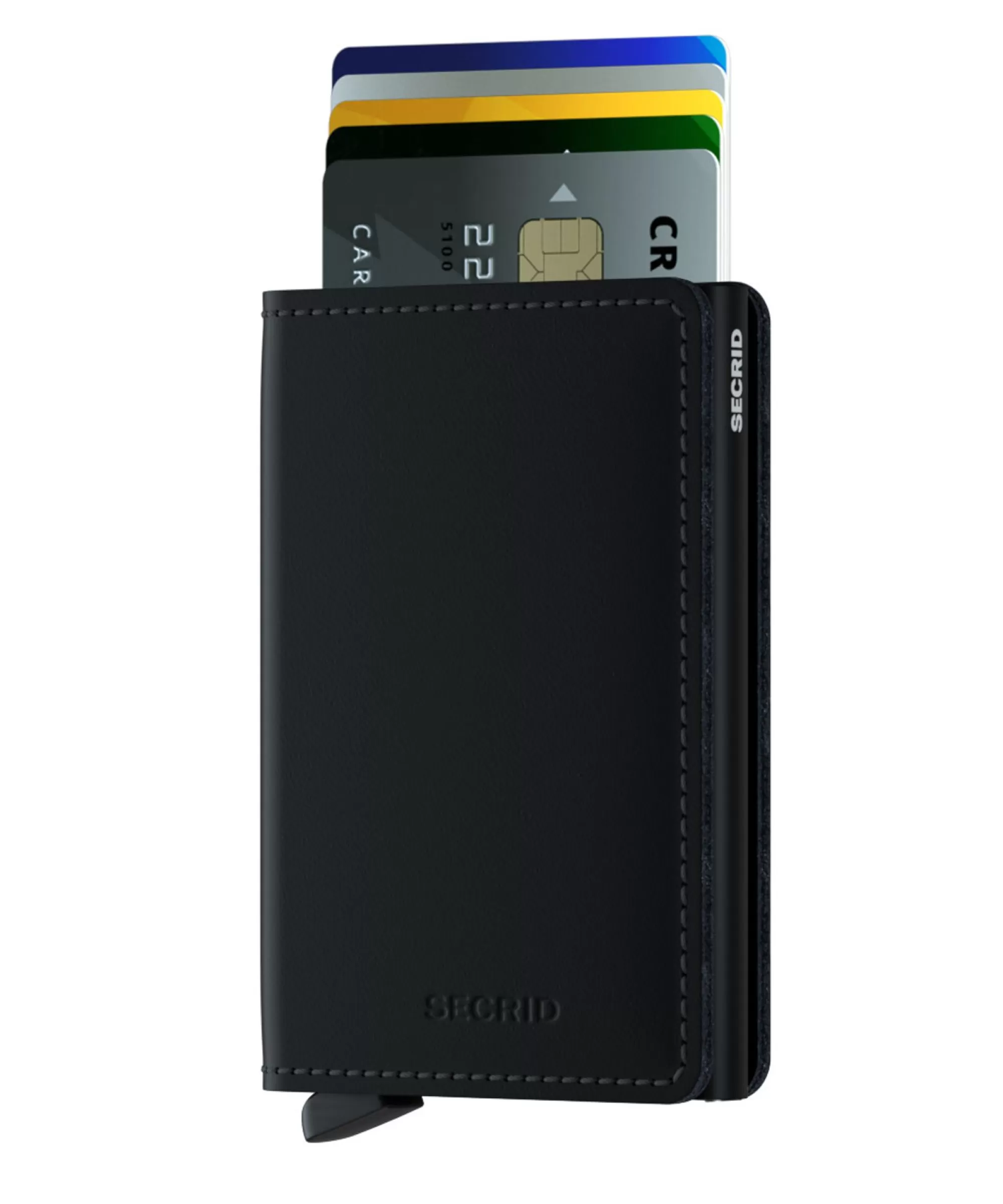 Outlet Slimwallet Matte Black Pasjeshouders