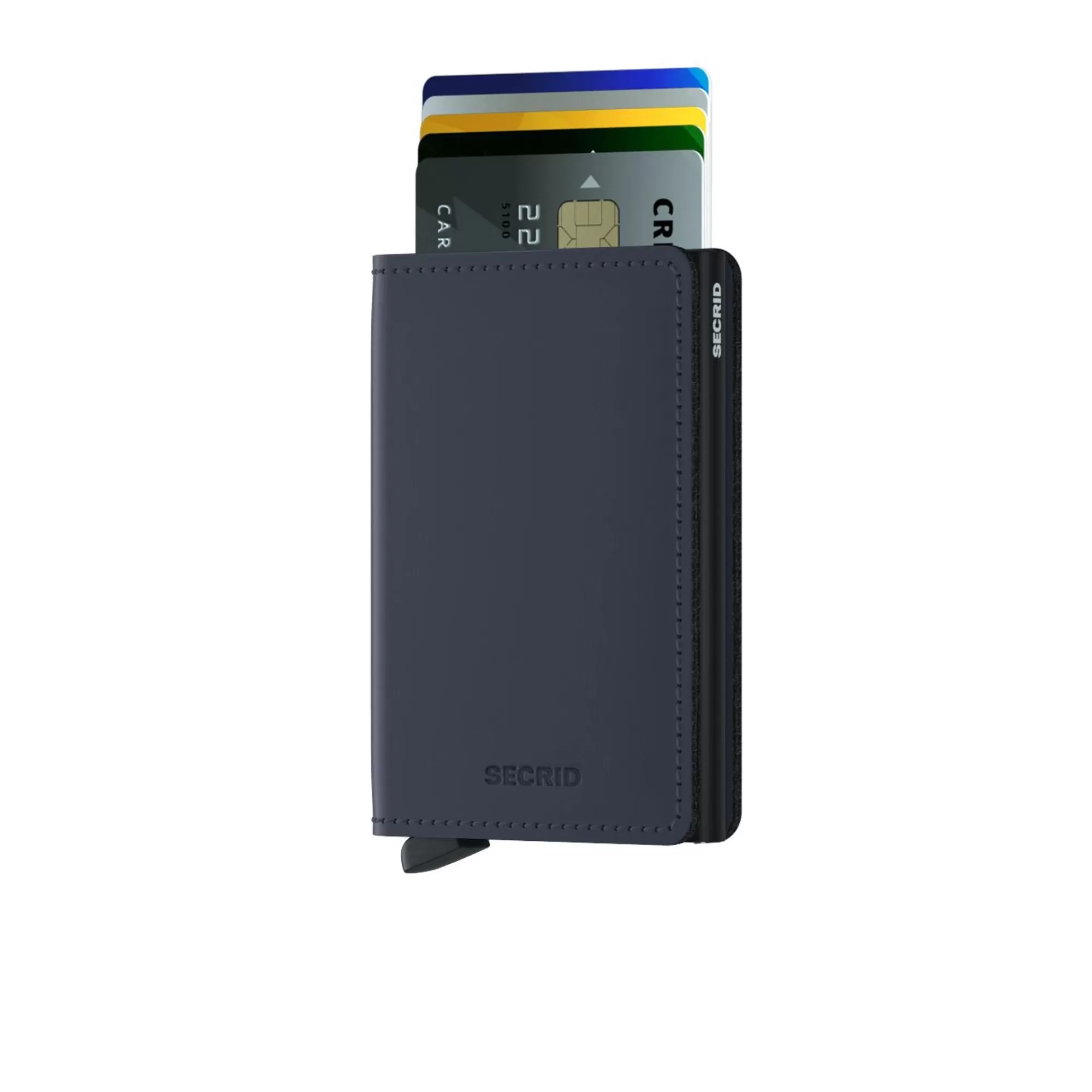 Sale Slimwallet Matte Night Blue Pasjeshouders