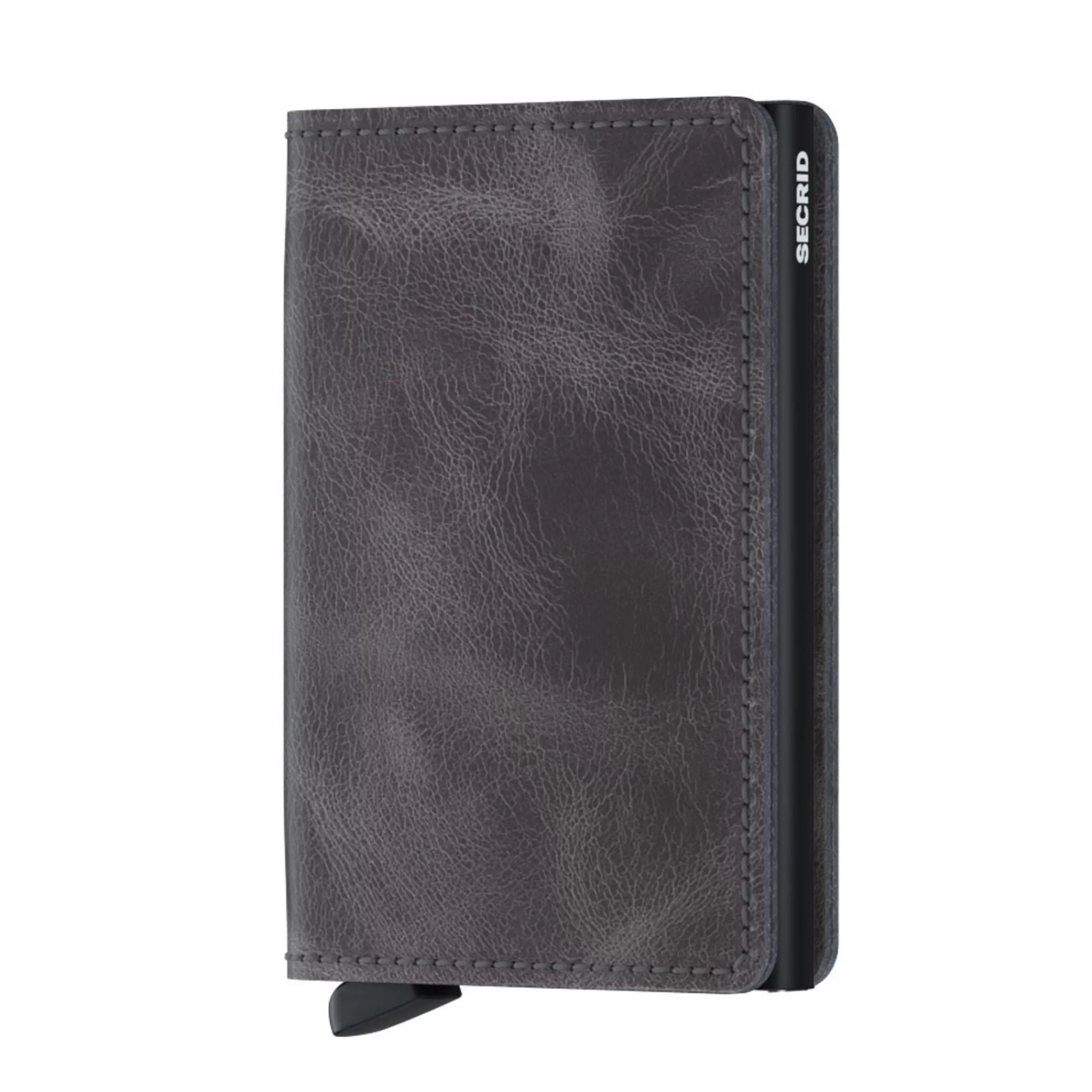 Online Slimwallet Vintage Grey Black Pasjeshouders