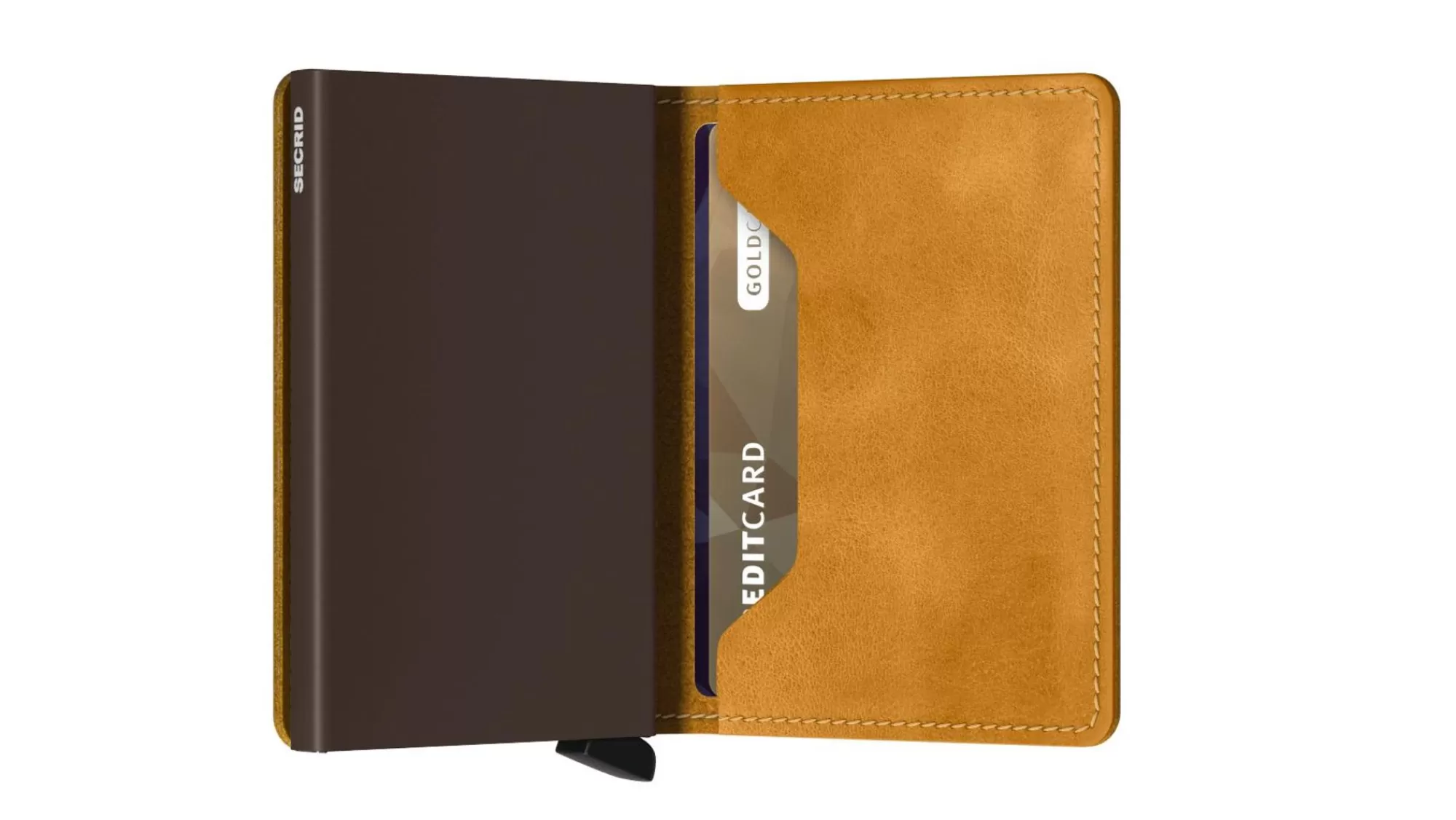 Flash Sale Slimwallet Vintage Ochre Pasjeshouders