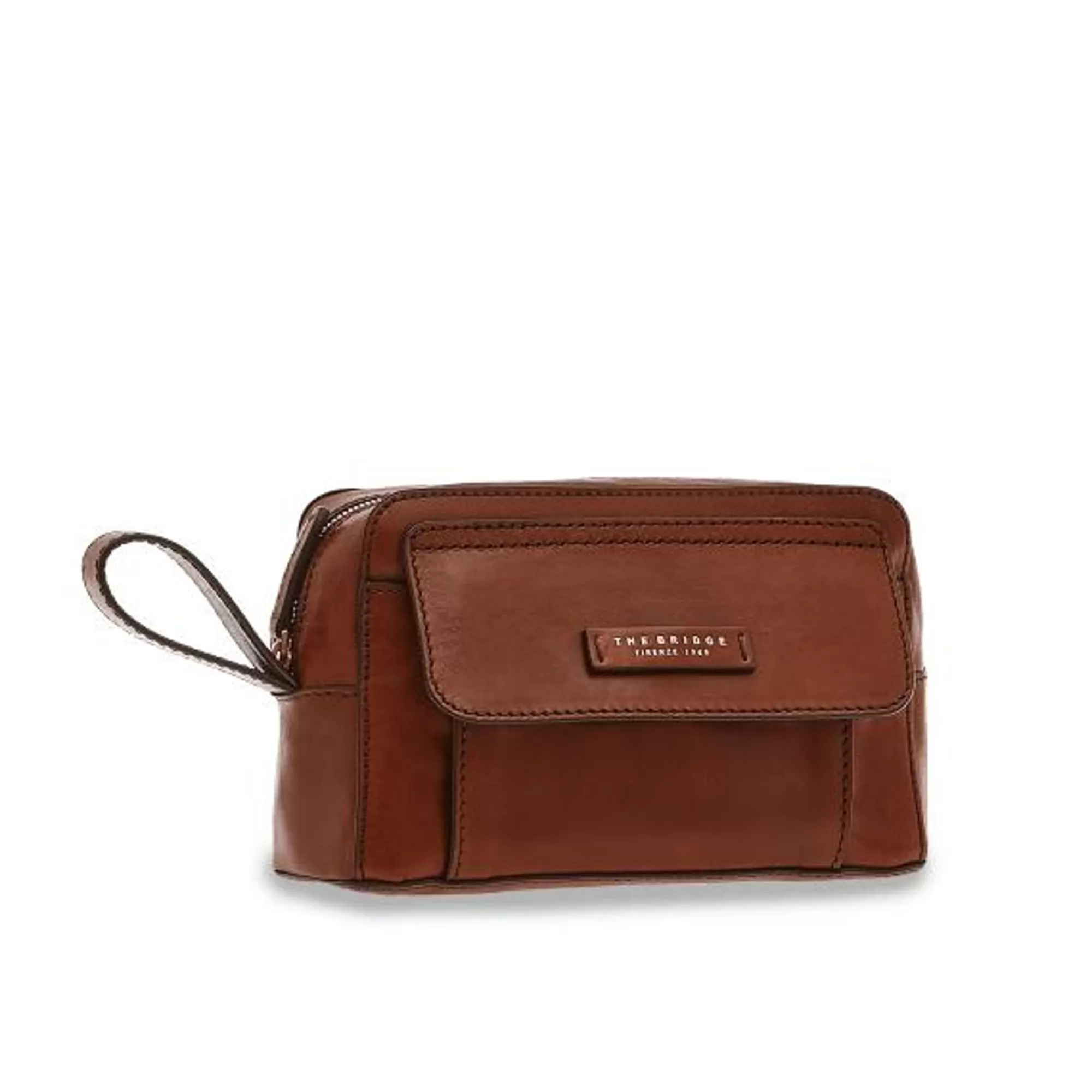 Flash Sale Alberto Toilet Bag Brown Toilettassen