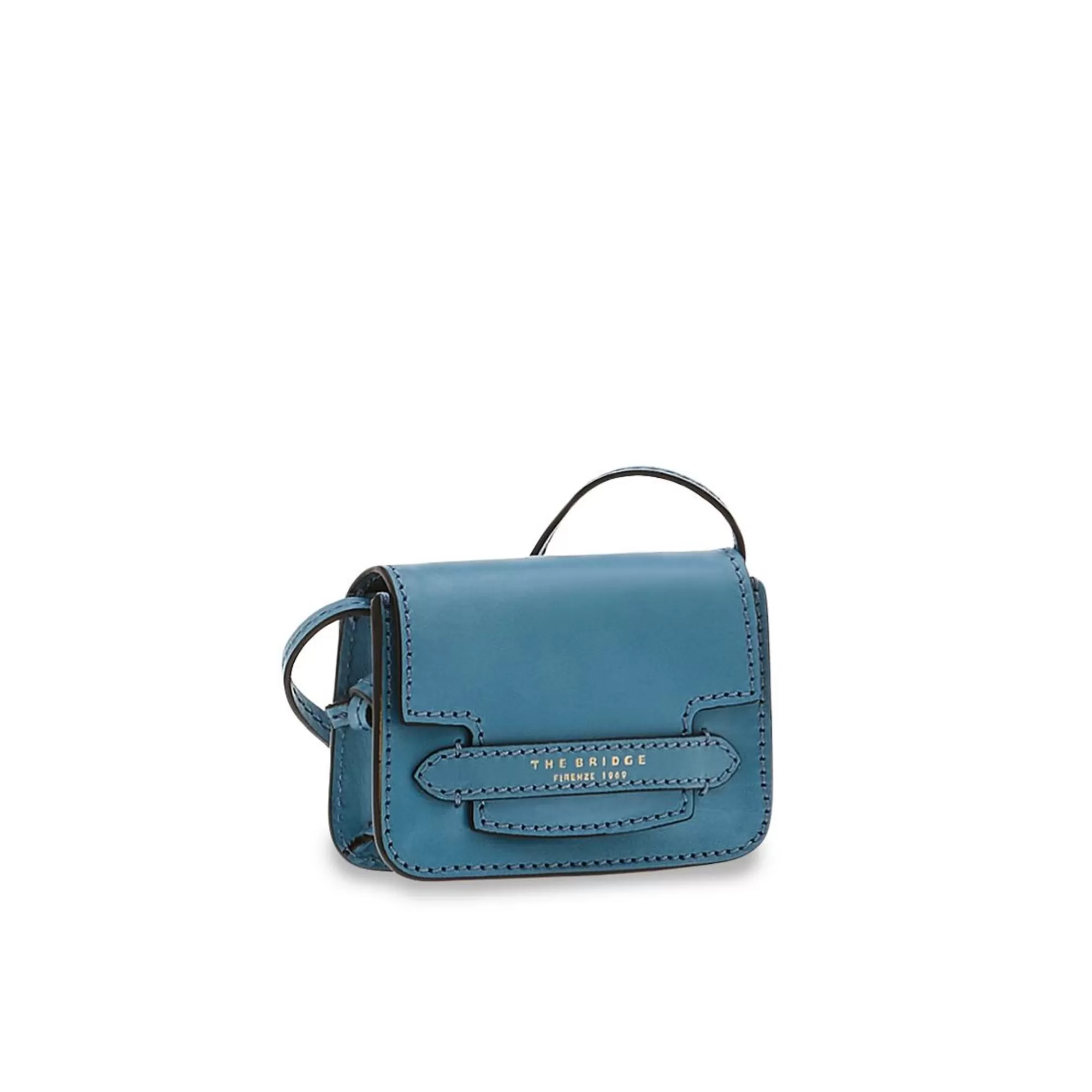 Best Lucrezia Mini Baguette Blue Crossbodytassen