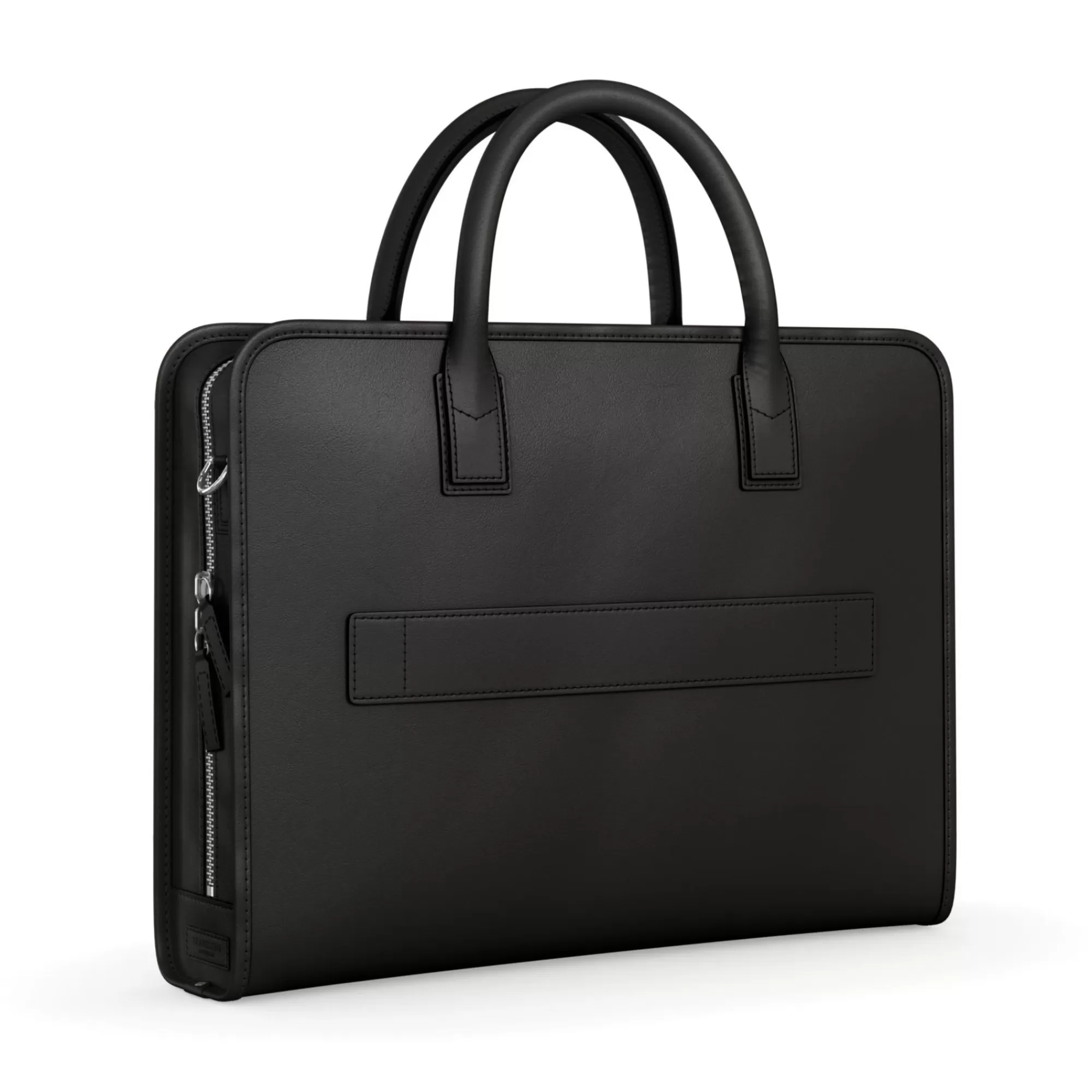 Outlet All Leather Black Laptoptassen