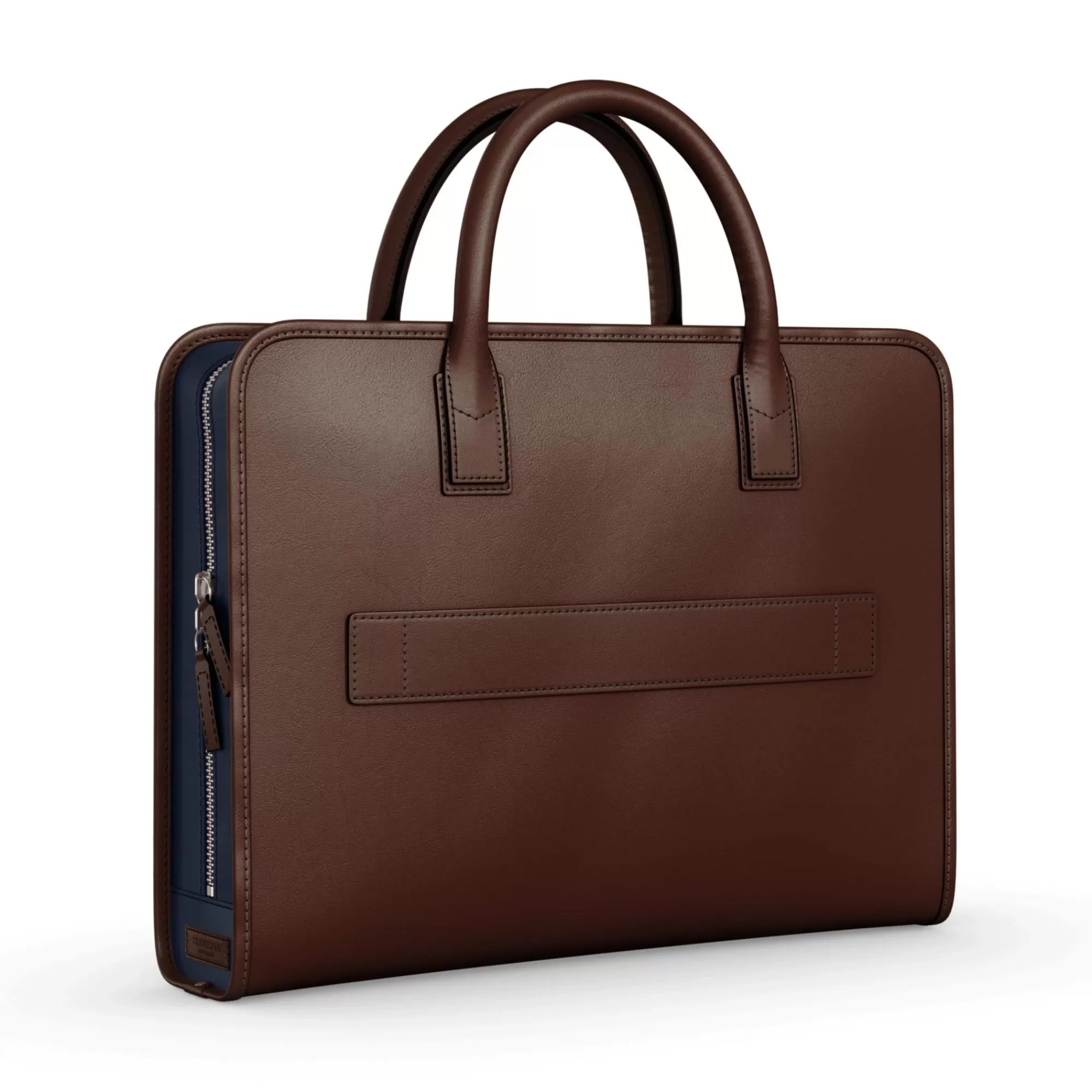 Store Briefcase Espresso Navy Laptoptassen